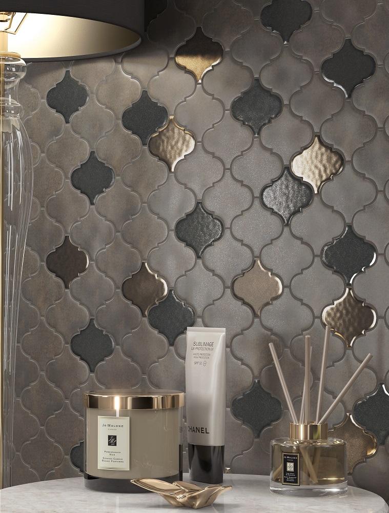 Декор Kerama Marazzi OS\B45\65001 Арабески котто металл 6,5x6,5