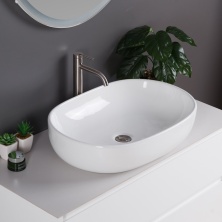 Раковина керамическая накладная BelBagno BB1084