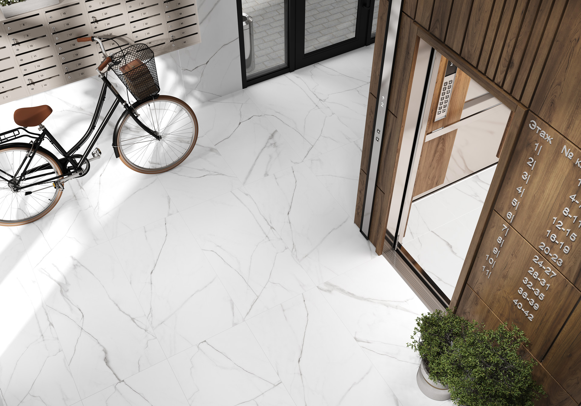 Керамогранит Artkera Group Пьюр Марбл/ Pure Marble GP60120PUR00M белый 60x120
