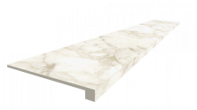 Ступень ColiseumGres Микеланджело/ Michelangelo Ворм фронтальная 620070002488 белый 33x120