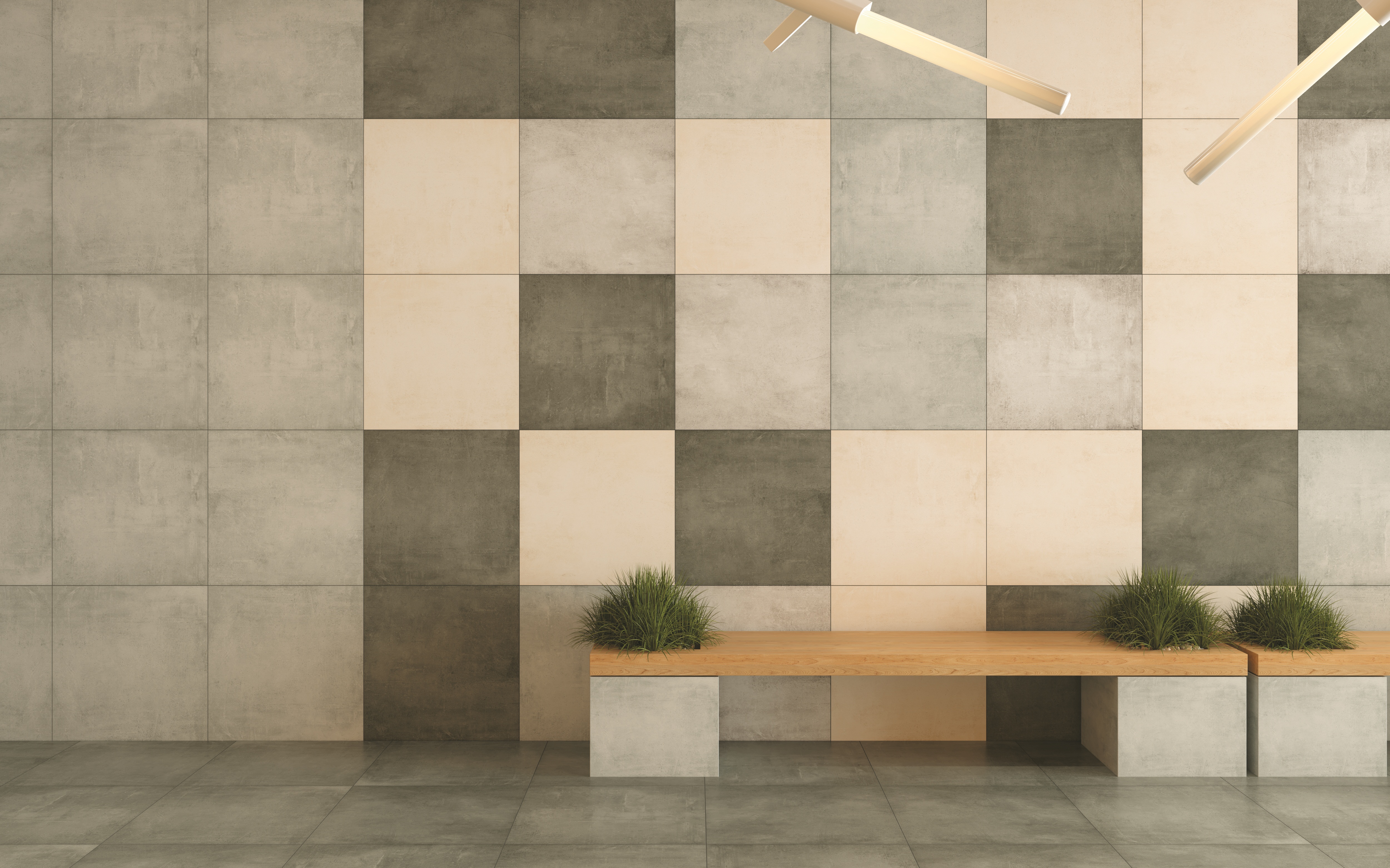 Керамогранит Grasaro Beton White 60x120 G-1104/MR/600x1200x11