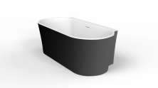 Ванна акриловая пристенная BelBagno BB409-1700-800-W/NM
