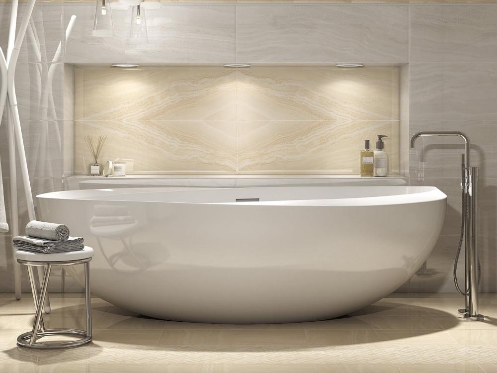 Декор Kerama Marazzi 13042R\4x\3F Панно Контарини беж 60x179