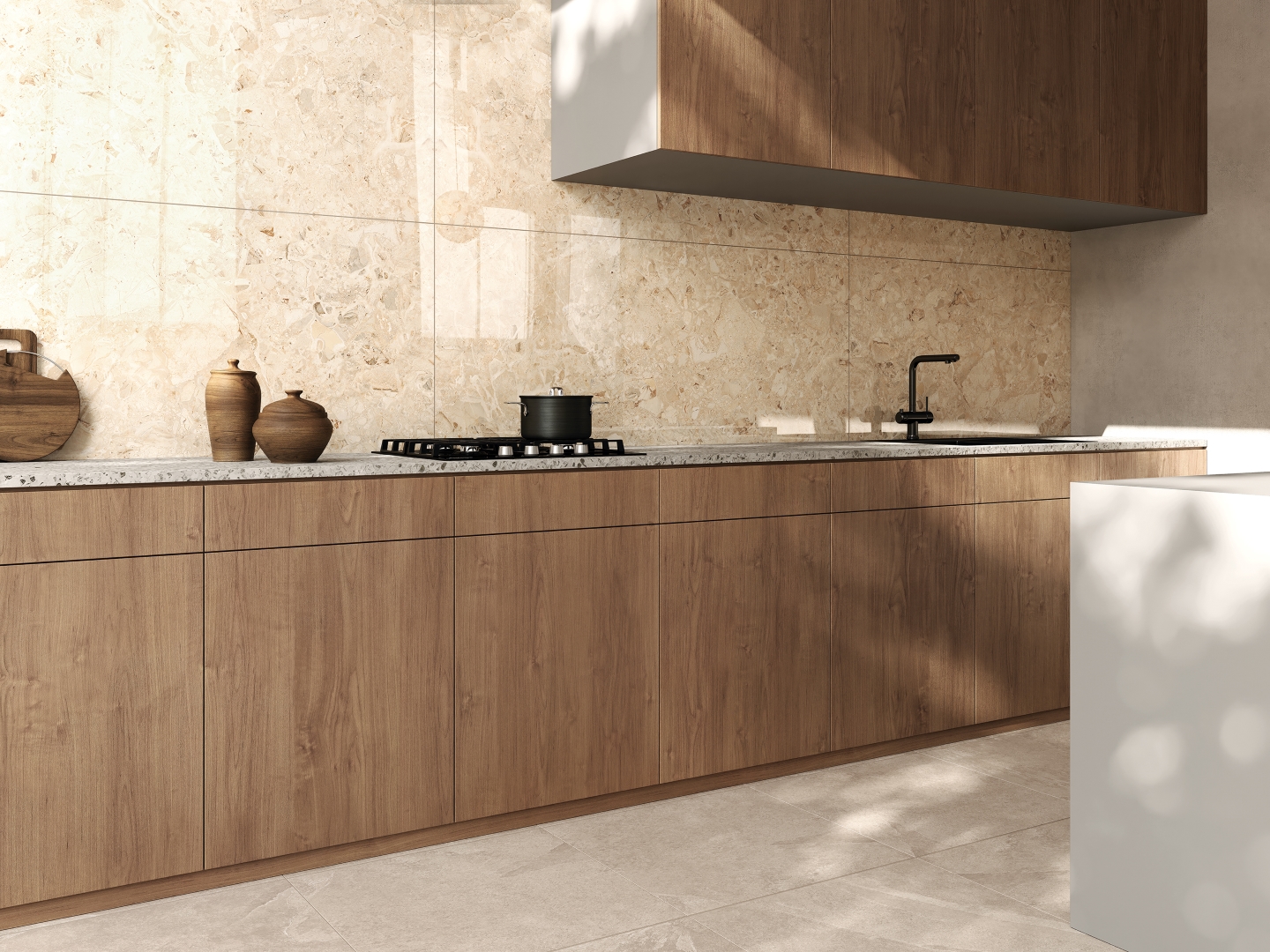 Керамогранит Onlygres MOGXL3003 Мрамор ИксИксЭль/ Marble XXL Beige 80x160 бежевый