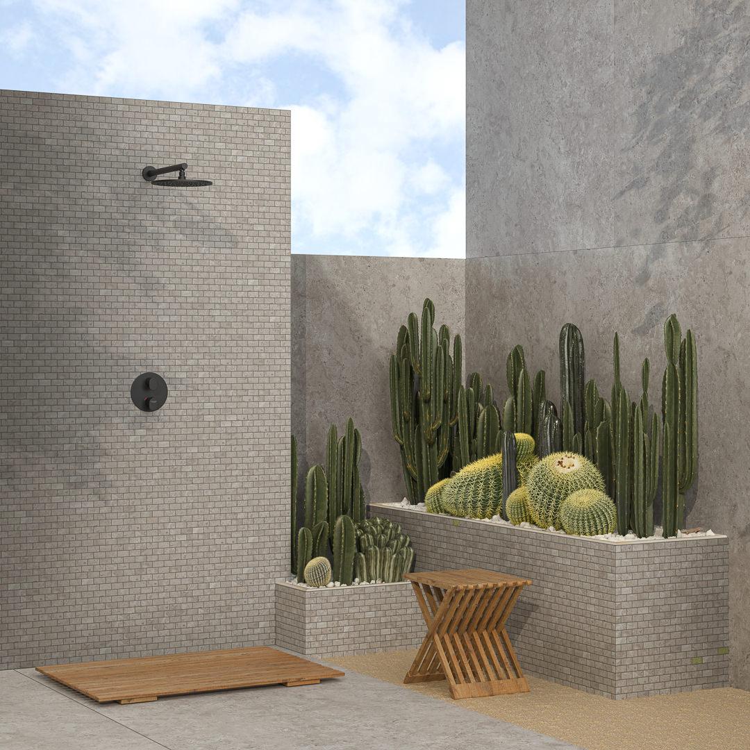 Мозаика Керама Марацци MBD010 Про Лаймстоун Антика 2 мозаичный серый матовый 30х32