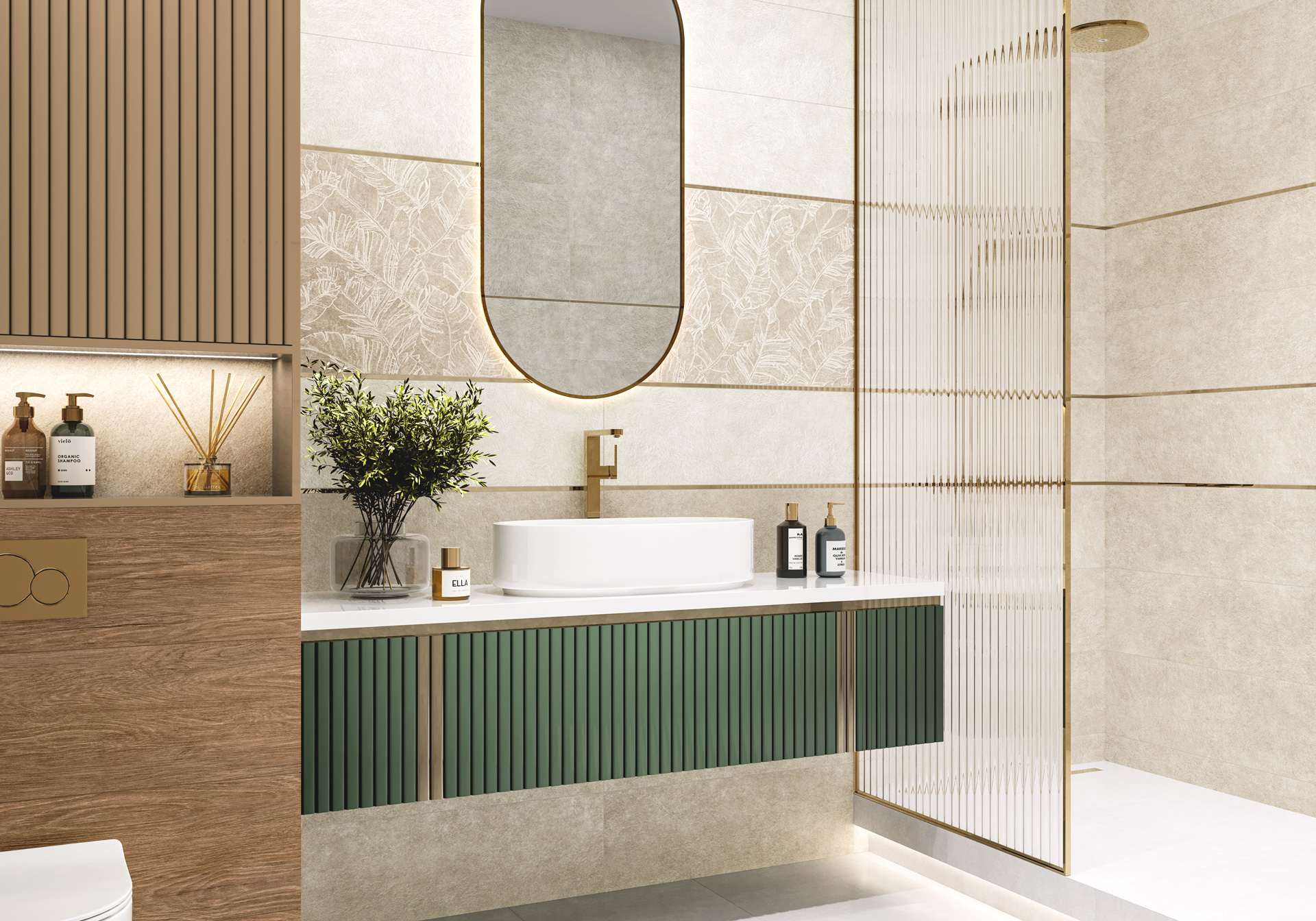 Керамическая плитка Альма Керамика Гарден/ Garden TWU3090GAR04R бежевый 30x90