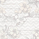 Декор Lasselsberger Шебби шик панно серый(комплект из 3 шт.) 60x60