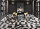 Керамогранит Kerama Marazzi SG013322R Бьянко Неро белый черный лаппатированный обрезной 119.5x119.5