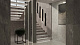 Мозаика Estima TN02 Tramontana Fascia Anthracite 30x30 серый