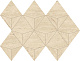 Мозаика Атлас Конкорд Италия Марвел Травертине/ Marvel Travertine Sand Mosaico Origami 28x41.2 AF9K