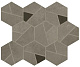Мозаика Атлас Конкорд Италия Буст Про/ Boost Pro Taupe Mosaico Hex Coffee 25x28.5 A0QP