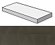Ступень угловая левая Италон Серфейс/ Surface Амбра 33x120