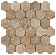 Декор Атлас Конкорд Италия Аикс/ Aix Beige Tumbled Honeycomb 30x31 A0UB
