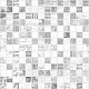 Мозаика Laparet Extra серый+белый 30x30 матовый