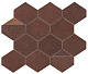 Мозаика Атлас Конкорд Италия Блейз/ Blaze Corten Nest 29.4x25.8 9BNC