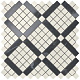 Мозаика Атлас Конкорд Италия Марвел Про/ Marvel Pro Cremo Mix Diagonal Mosaic (Cremo+Noir) 30.5x30.5 9MVF