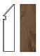 Ступень правая Атлас Конкорд Италия Акси/ Axi Dark Oak Battiscopa Sag. Dx ANMF 7.2x30