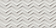 Керамическая плитка Атлас Конкорд 3Д Вайт/ 3D White Chev 30,5x56
