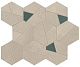 Мозаика Атлас Конкорд Италия Буст Про/ Boost Pro Cream Mosaico Hex Blue 25x28.5 A0QO