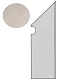 Ступень правая Атлас Конкорд Италия Двелл/ Dwell Pearl Battiscopa Sag. Dx A1LL 7.2x30
