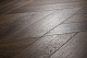 Кварцвиниловая плитка Aqua Floor Шеврон клеевой (Паркет)/ Chevron Glue (Parquet) AF2559PGCh 553.7x130.5 Дуб Темный замковый кварц винил напольный