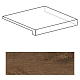 Ступень угловая правая Атлас Конкорд Италия Акси/ Axi Dark Oak Scalino Angolare Dx ANL0 22.5x22.5