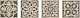 Вставка Kerama Marazzi HGD\A170\SG1550L Парнас коричневый лаппатированная 9,5x9,5