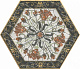 Декор Kerama Marazzi HGD\A381\SG2700L Парк Гуэля лаппатированный 29x33,4