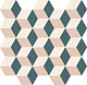 Мозаика Италон Элемент Силк/ Element Silk Куб Колд 30,5x33
