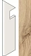 Ступень левая Атлас Конкорд Италия Эксенс/ Exence Vanilla Battiscopa Sag.Sx AOU2 7.2x30