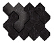 Мозаика Атлас Конкорд Италия Марвел Стоун/ Marvel Stone Nero Marquina Mosaico Esagono 3D 28.2x35.3 AS4B