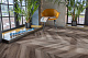 Кварцвиниловая плитка Aqua Floor Шеврон клеевой (Паркет)/ Chevron Glue (Parquet) AF2559PGCh 553.7x130.5 Дуб Темный замковый кварц винил напольный