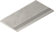 Ступень закругленная Италон Миллениум/ Millennium X2 Silver 30x60