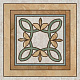Вставка Kerama Marazzi Эвора глянцевый 9.6x9.6 DC\A36\SG6062RL