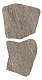 Мозаика Атлас Конкорд Италия Норде/ Norde Piombo Path A+B Textured 54x54 A58P