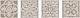 Вставка Kerama Marazzi HGD\B170\SG1550L Парнас беж лаппатированная 9,5x9,5