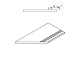 Бортик левый Италон Дженезис X2 Grey 30x60