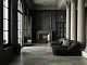 Керамогранит Estima TP02 Patina Black TP02/NS_R9/60x120x10R/GC черный 60x120