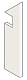 Ступень правая Атлас Конкорд Италия Marvel Calacatta Imperiale Battiscopa Sag Dx Silk A54R 7.2x30