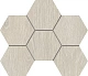 Мозаика Estima Kraft Wood KW00 25x28.5 белый