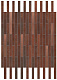 Керамогранит Атлас Конкорд Италия Блейз/ Blaze Corten Twin 36.1x29.4 A0UV