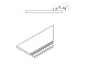 Бортик правый Италон Магнетик Х2/ Magnetique X2 White 30x60