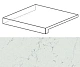 Ступень угловая левая Атлас Конкорд Италия Marvel Carrara Pure Scalino Ang. Sx ATEC 33x33
