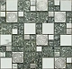 Мозаика NSmosaic MS-620 метал стекло серый 30x30