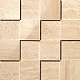 Мозаика Атлас Конкорд Италия Марвел Про/ Marvel Pro Travertino Alabastrino Mosaico 3D 30x30 ADP7