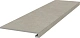 Ступень Kerama Marazzi KM6012G0201RGCF фронтальная клееная Касабланка HP серый светлый матовый обрезной 33x119.5