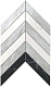 Мозаика Атлас Конкорд Италия Марвел Стоун/ Marvel Stone Chevron Mix Wall 25x30.5 9SCM