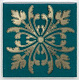 Вставка Kerama Marazzi HGD\F252\5246 Клемансо зелёный темный 4,9x4,9