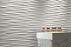 Керамическая плитка Атлас Конкорд Италия 3Д Волл Дизайн/ 3D Wall Design Dune Sand Matte 40x80 8DUS
