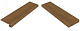 Ступень угловая правая Италон Элемент Вуд/ Element Wood Mogano 33x120
